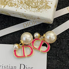 Dior Pink Earrings