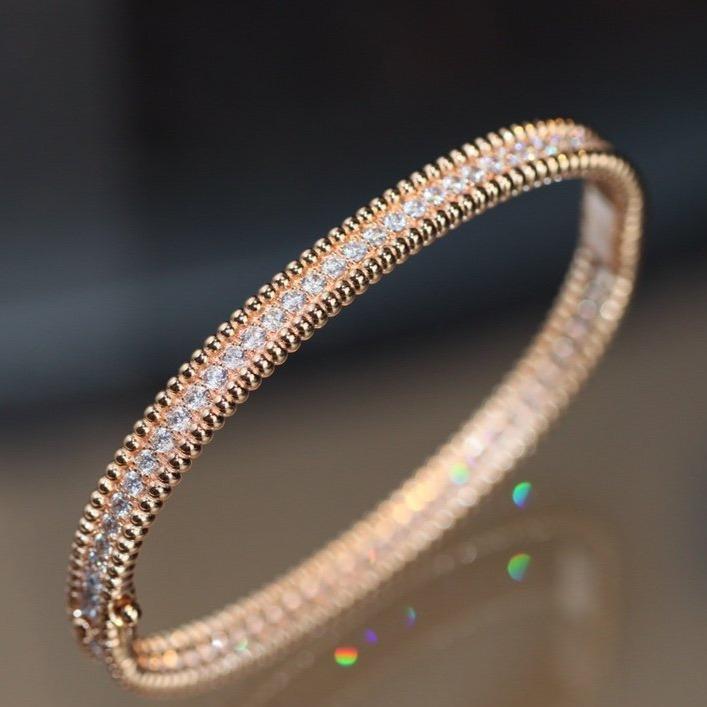 VCA PERLEE DIAMONDS BRACELET 1 ROW
