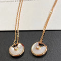 CARTIER AMULETTE ROSE GOLD MOP NECKLACE