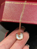 CARTIER AMULETTE ROSE GOLD MOP NECKLACE