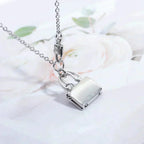 HERMES AMULETTE PEDANT SILVER NECKLACE