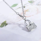 HERMES AMULETTE PEDANT SILVER NECKLACE
