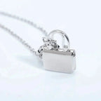HERMES AMULETTE PEDANT SILVER NECKLACE