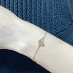 VCA BUTTERFLY DARK MOP BUTTERFLY BRACELET