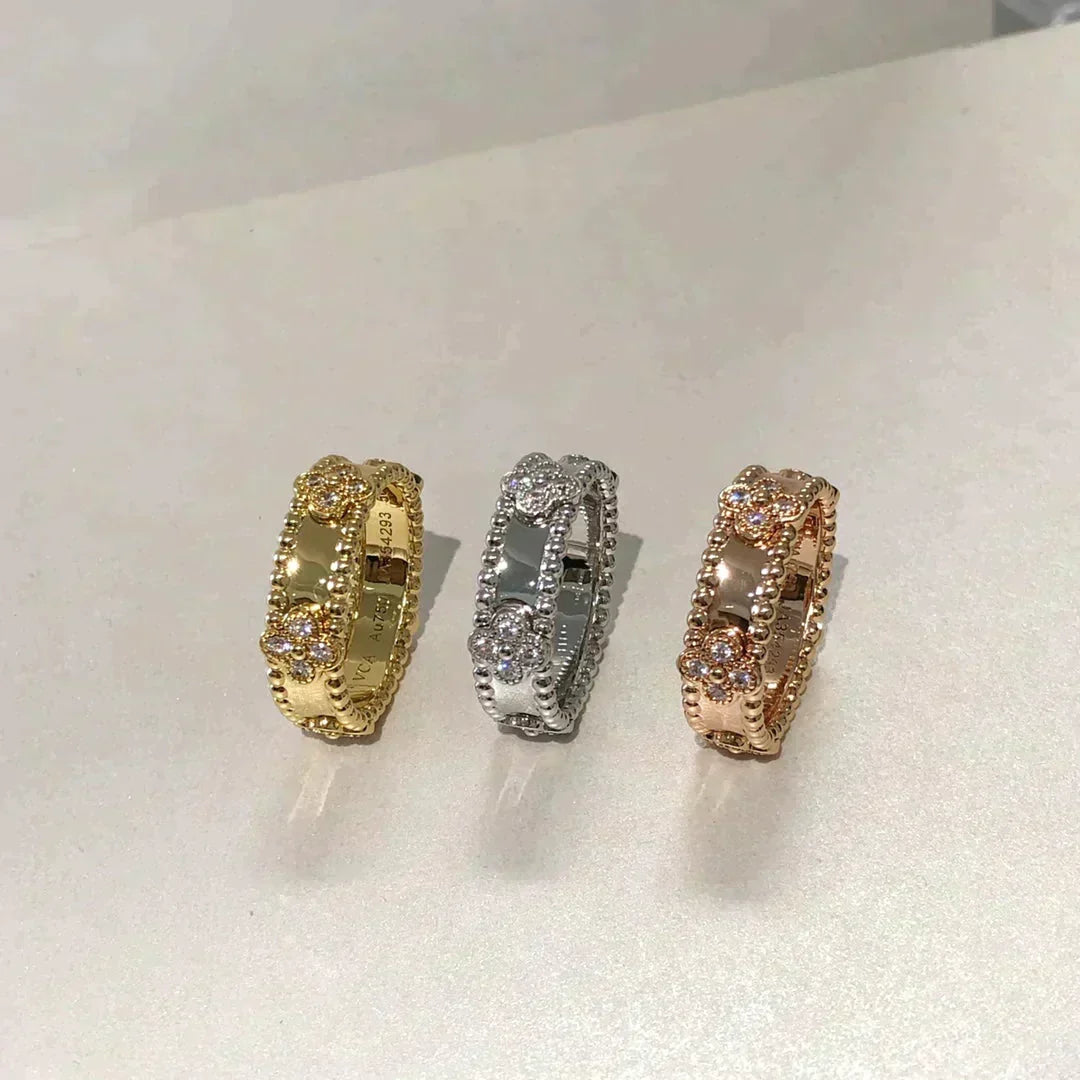 VCA PERLEE DIAMOND RING