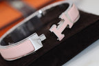 HERMES H BRACELET 12MM PINK