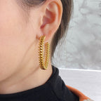 CARTIER CLASH LARGE HOOP EARRINGS