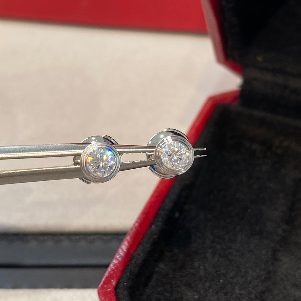 CARTIER DAMOUR DIAMOND EARRINGS