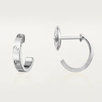 CARTIER LOVE EARRINGS 2.65MM SILVER