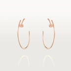 CARTIER JUSTE EARRINGS DIAMONDS 1.8MM