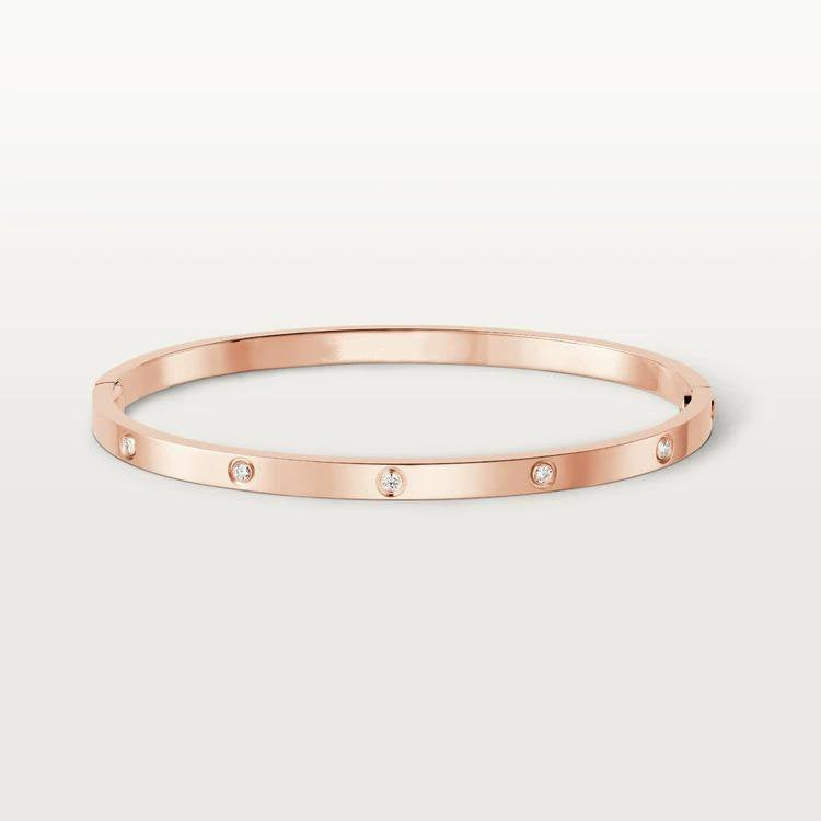 CARTIER LOVE BRACELET 3.65MM 10 DIAMONDS