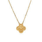 VCA CLOVER 15MM BRONZING NECKLACE