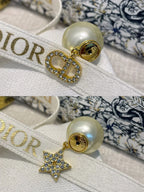 Dior Star Pearl Earrings