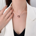 VCA LUCKY CARNELIANS LADYBUG NECKLACE
