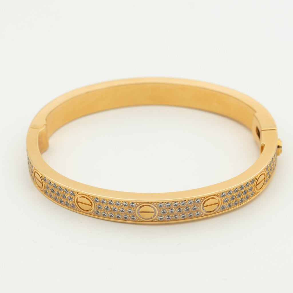 CARTIER LOVE BRACELET 6.1MM DIAMOND-PAVED