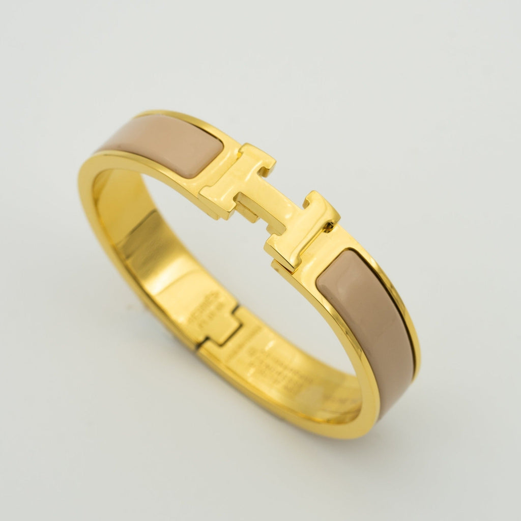 HERMES H GREY BRACELET