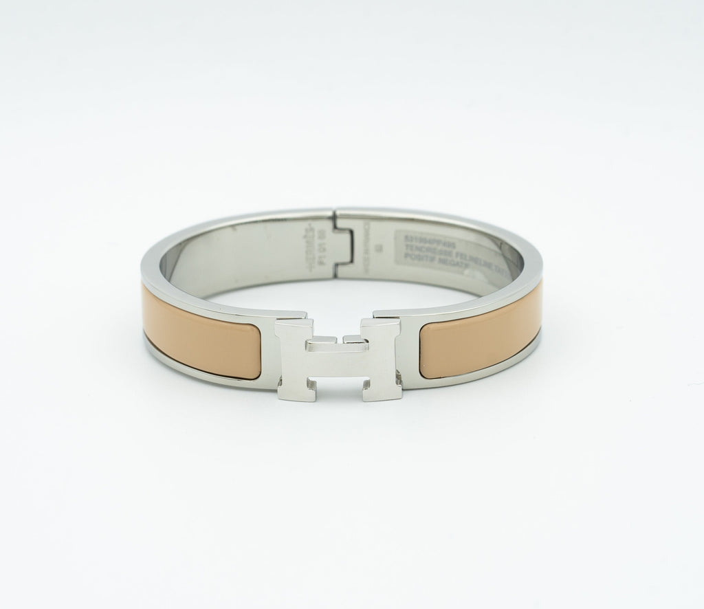 HERMES H GREY BRACELET