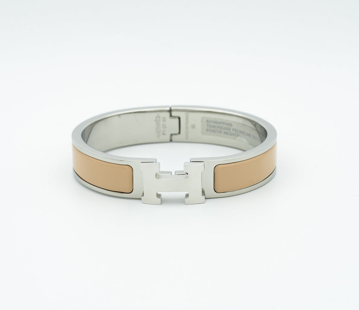 HERMES H GREY BRACELET