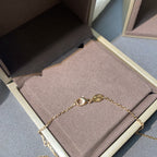 CHAUMET JEUX DE PINK GOLD DIAMOND NECKLACE