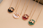 CHAUMET JEUX DE PINK GOLD DIAMOND NECKLACE