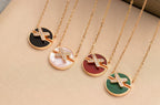 CHAUMET JEUX DE ROSE GOLD DIAMOND NECKLACE