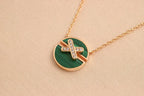 CHAUMET JEUX DE ROSE GOLD DIAMOND NECKLACE