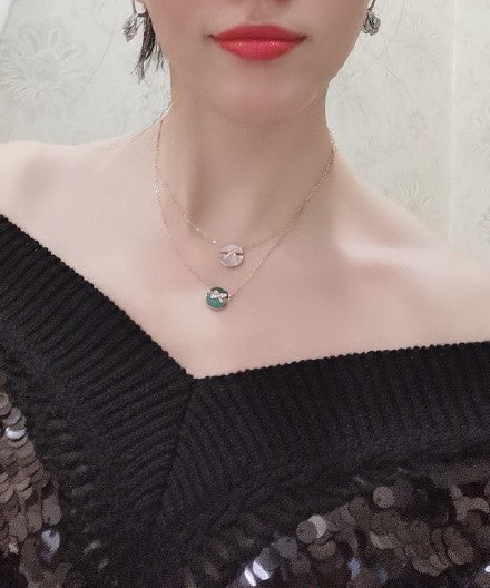 CHAUMET JEUX DE PINK GOLD DIAMOND NECKLACE