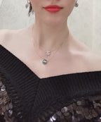 CHAUMET JEUX DE ROSE GOLD DIAMOND NECKLACE