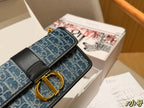 dior-new-fashion-denim-chain-bag-22x13x6cm Shoulder