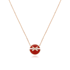 CHAUMET JEUX DE ROSE GOLD DIAMOND NECKLACE
