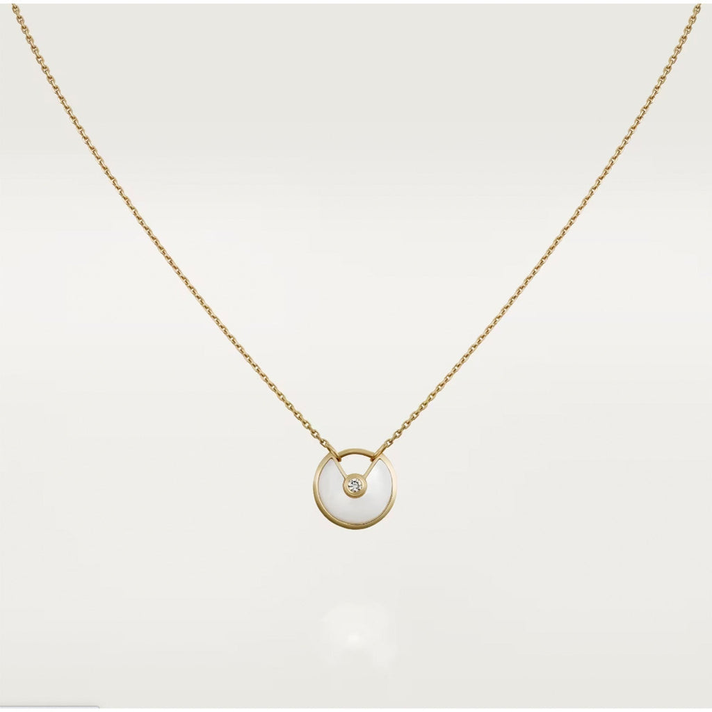 CARTIER AMULETTE ROSE GOLD MOP NECKLACE