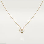 CARTIER AMULETTE ROSE GOLD MOP NECKLACE