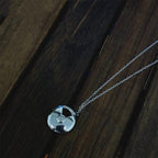 CARTIER AMULETTE SILVER FULL DIAMOND NECKLACE