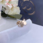 CHAUMET BEE LOVE PINK GOLD DIAMOND EARRINGS