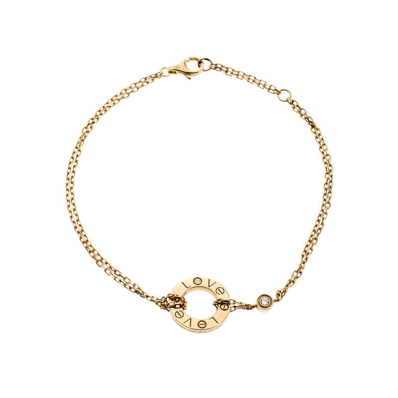 CARTIER LOVE BRACELET 2 DIAMOND