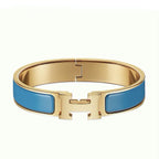 HERMES H BRACELET TURQUOISE 12MM