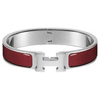 HERMES H ROUGE BRACELET