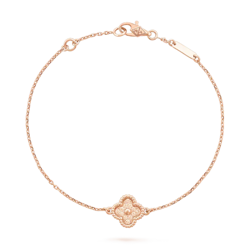 VCA CLOVER SINGLE FLOWER BRACELET