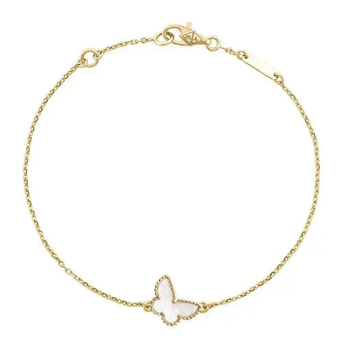 VCA BUTTERFLY DARK MOP BUTTERFLY BRACELET