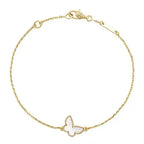 VCA BUTTERFLY DARK MOP BUTTERFLY BRACELET