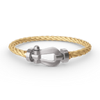 FRED FORCE LARGE HORSESHOE NO DIAMOND BRACELET SILVER