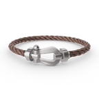 FRED FORCE LARGE HORSESHOE NO DIAMOND BRACELET SILVER