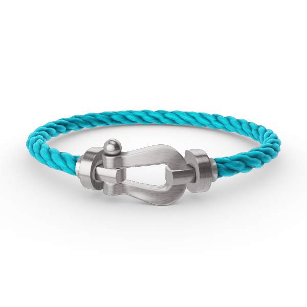FRED FORCE LARGE HORSESHOE NO DIAMOND BRACELET SILVER