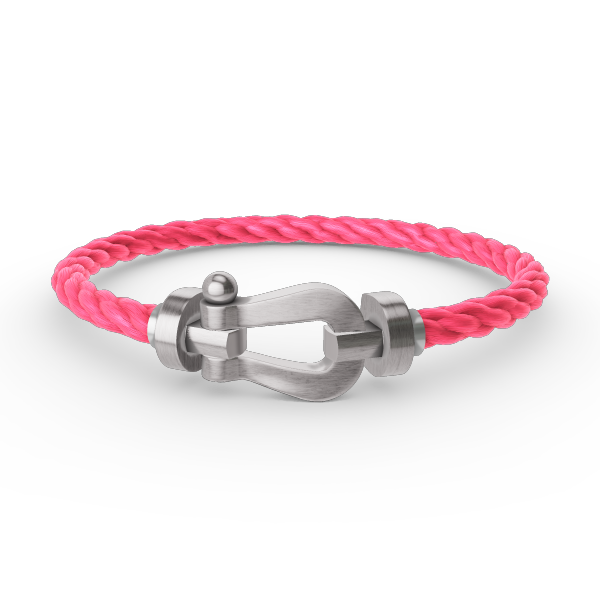 FRED FORCE LARGE HORSESHOE NO DIAMOND BRACELET SILVER