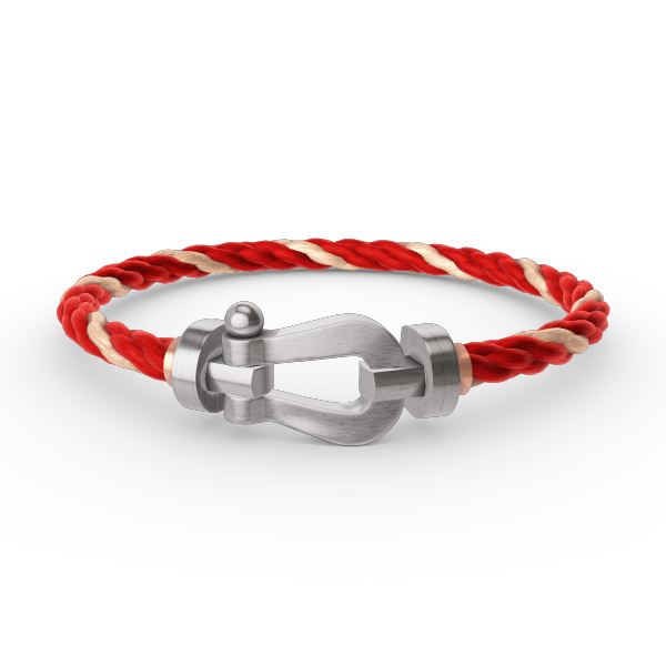 FRED FORCE LARGE HORSESHOE NO DIAMOND BRACELET SILVER