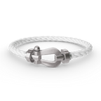 FRED FORCE LARGE HORSESHOE NO DIAMOND BRACELET SILVER