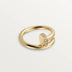 CARTIER JUSTE RING 2.65MM GOLD DIAMOND